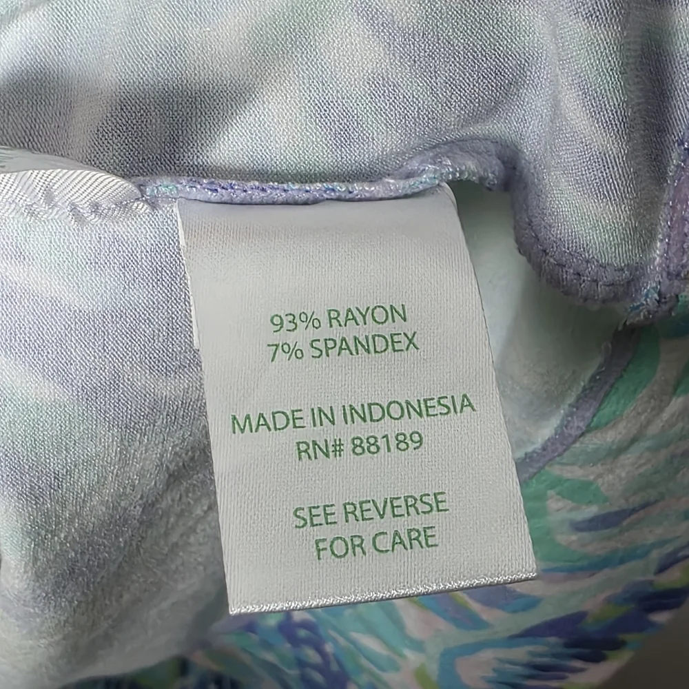 Lilly Pulitzer Sophie Midi Dress in Pastel Blue, Mint & Pink Floral Size M - Picture 10 of 11